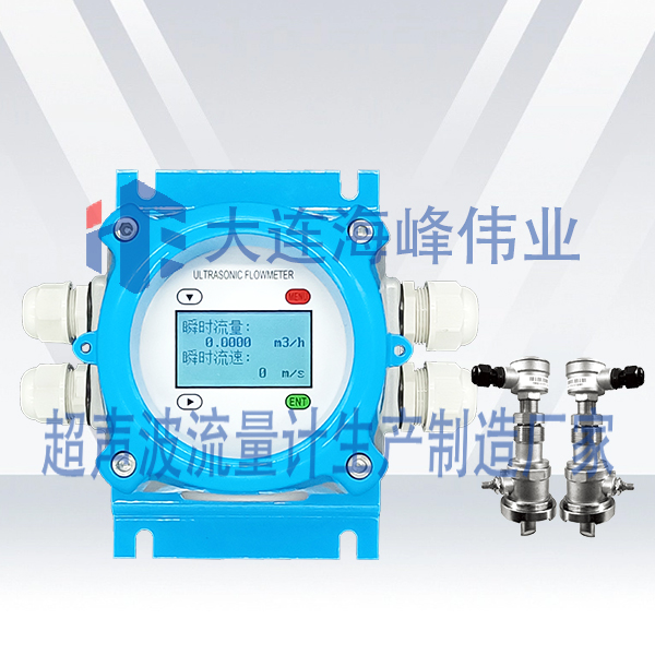 单声道电池供电IP68型超声波流量计插入式